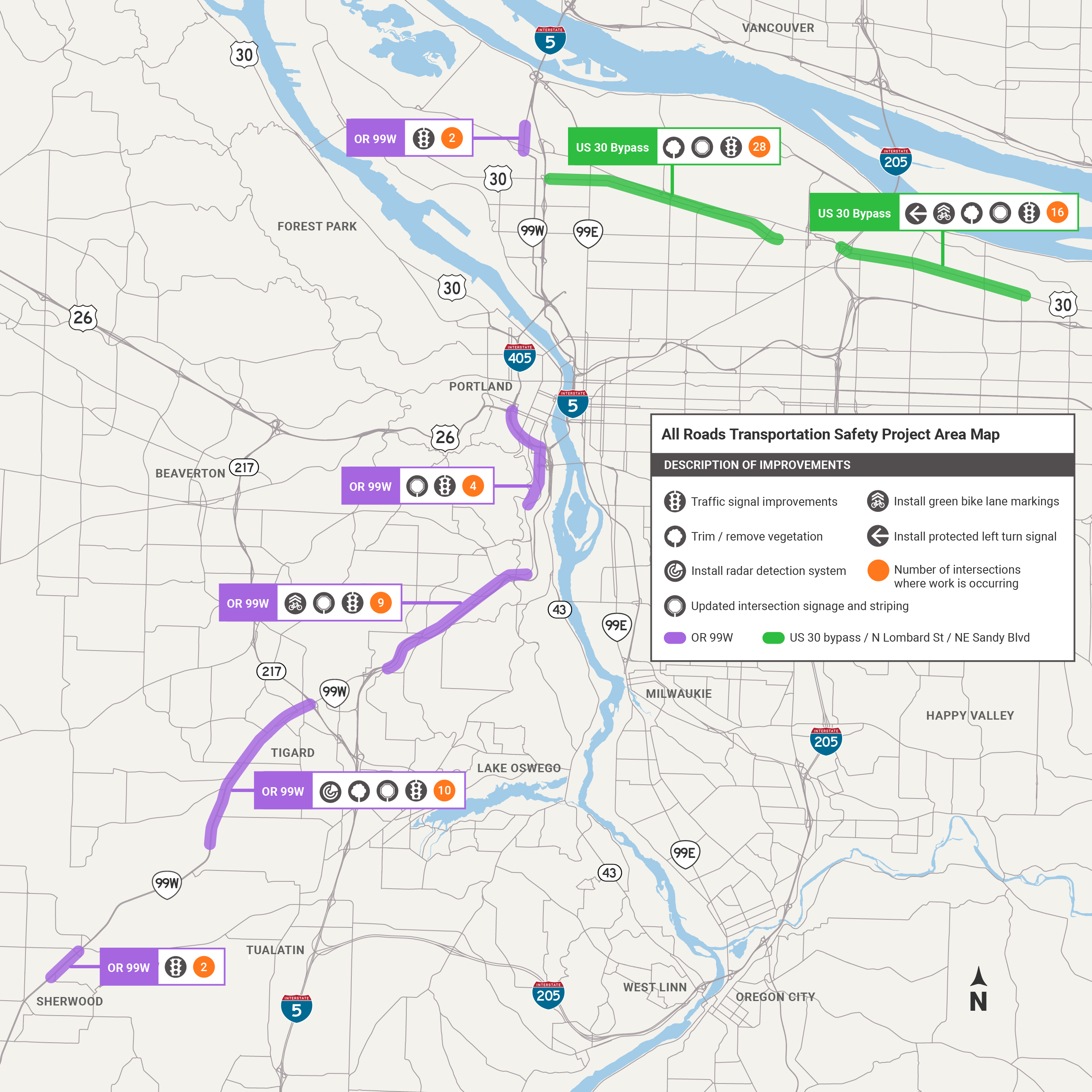 Oregon Department of Transportation ProjectDetails Projects